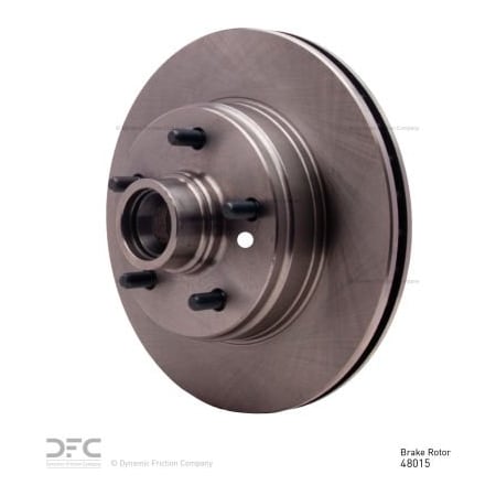 Dynamic Friction Co Disc Brake Rotor - Dynamic Friction Company 600-48015 600-48015